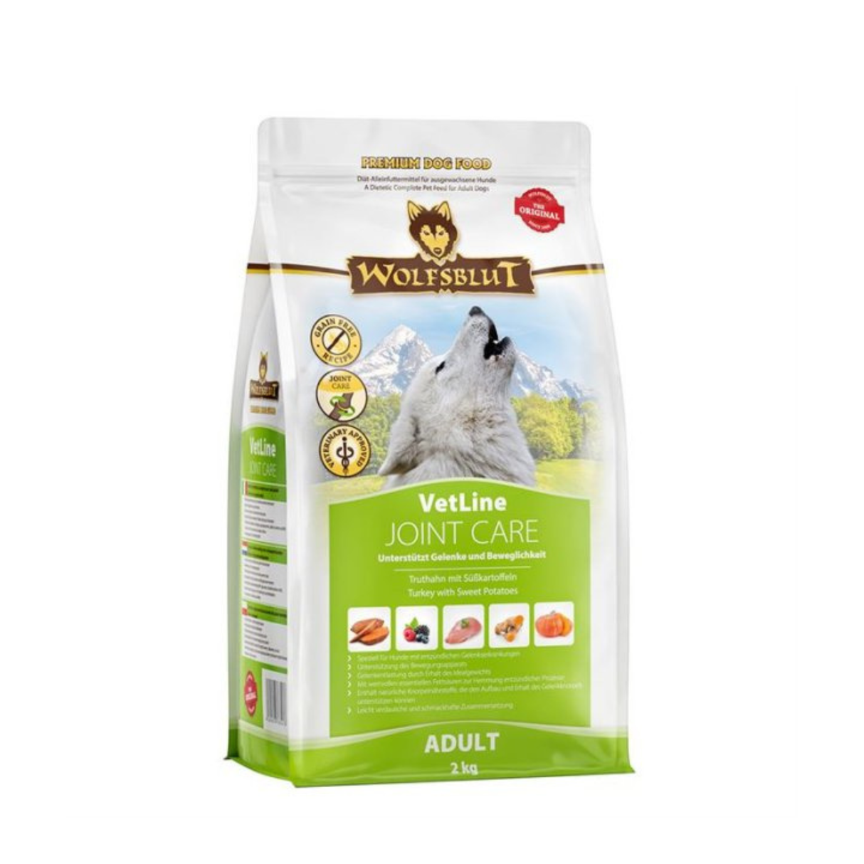 Wolfsblut VetLine Joint Care – diætfoder til hunde med ledproblemer (2 kg)