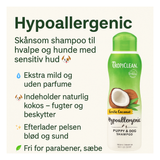 Tropiclean Gentle Coconut Hypoallergenic Shampoo – mild og allergivenlig pleje