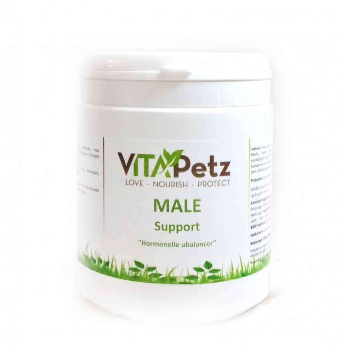 Vitapetz Male Support – naturlig støtte til hormonel balance hos hanhunde