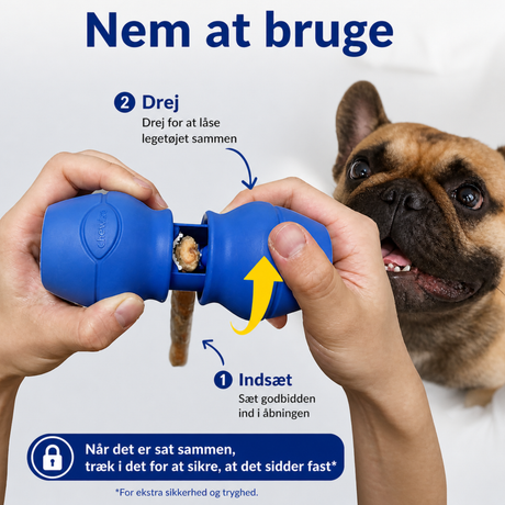 Chewise Snack-Holder – Gør tyggetid sikrere og mere tryg for din hund