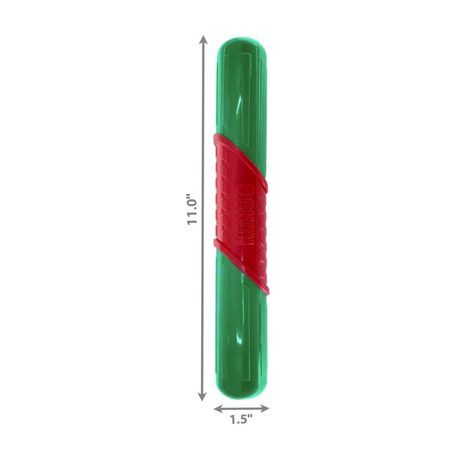 KONG Holiday CoreStrength Rattlez Stick – juletyggelegetøj med ranglelyd