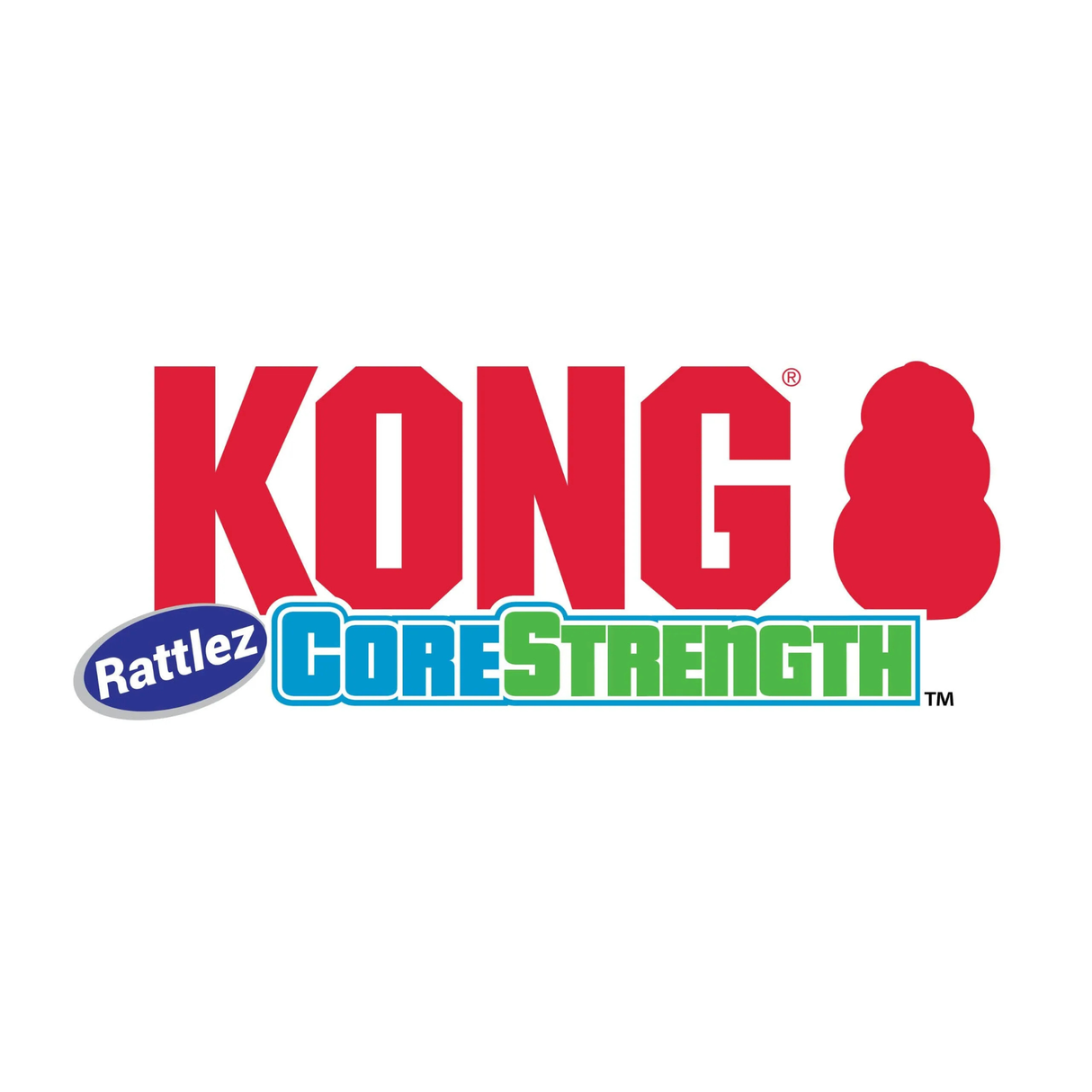 KONG Holiday CoreStrength Rattlez Stick – juletyggelegetøj med ranglelyd