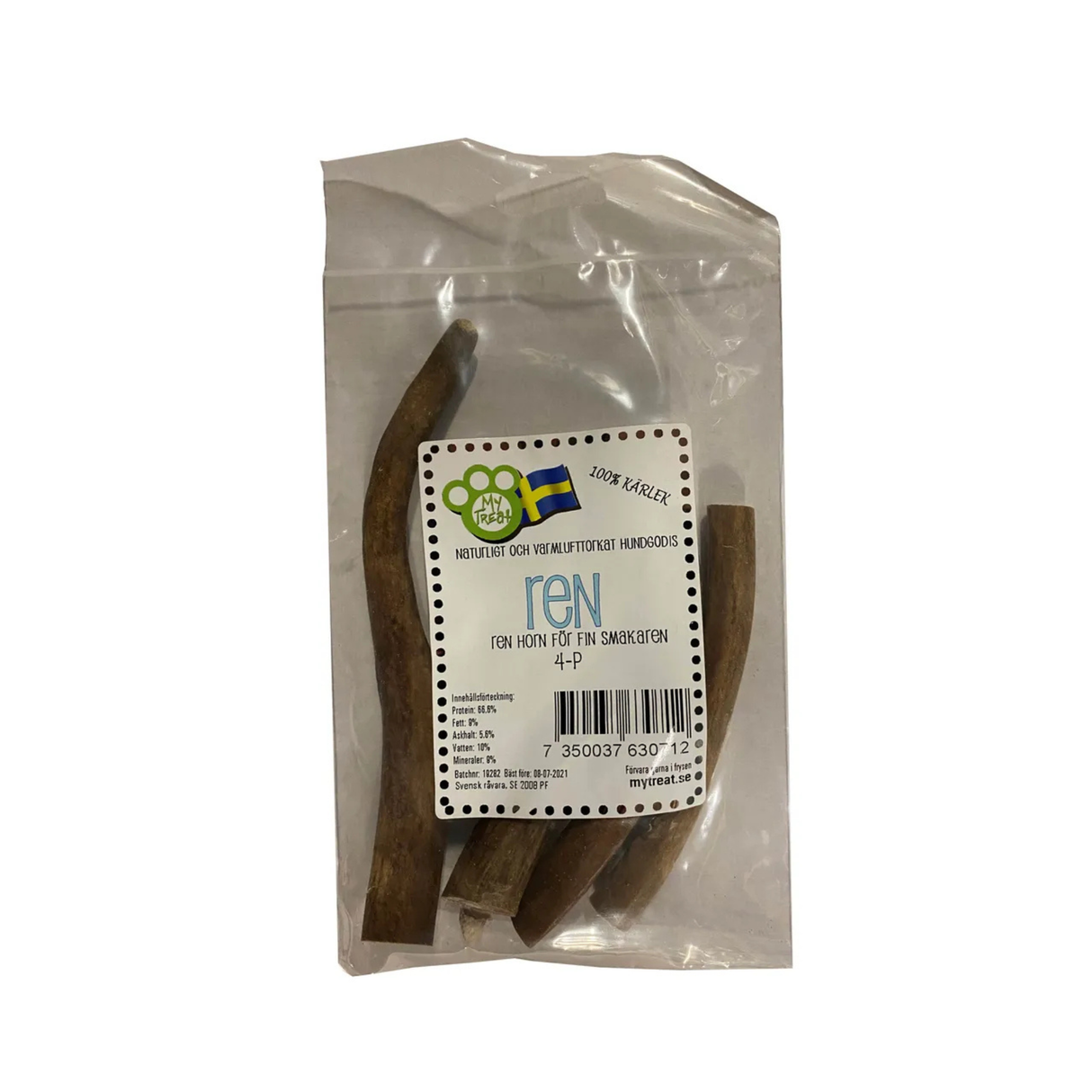 My Treat Renhorn – naturlig tyggeglæde til hunde med smag for det ægte