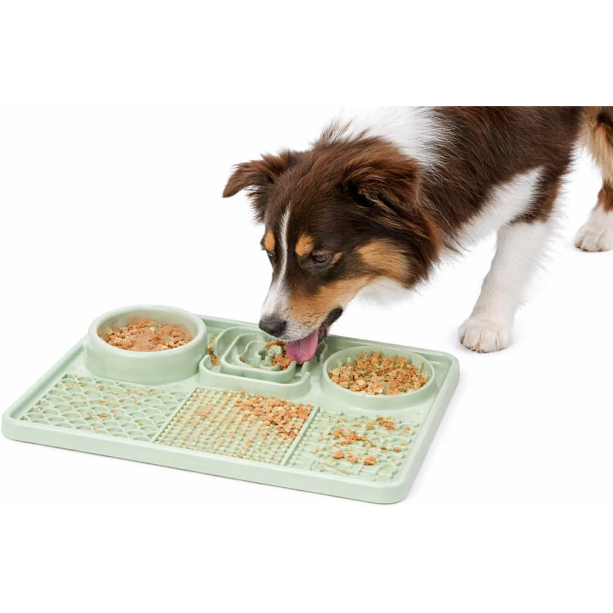 Pengu 2-i-1 Lick Pad – slikkemåtte og foderskål i én smart løsning