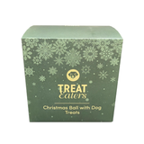 Treateaters Christmas Ball 60 g – Genanvendelig julekugle med lækre hundegodbidder