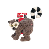 KONG Scampers Lemur – Blødt og sjovt plyslegetøj med lavtonet squeaker (23 cm)