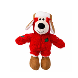 KONG Holiday Wild Knots Bear – Julebjørn med reb-skelet (S/M – 18 cm)