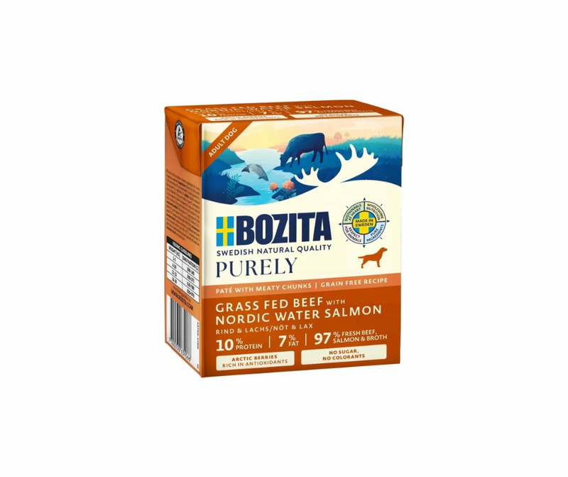 Bozita Purely Paté 370 g – kornfrit vådfoder med højt kødindhold