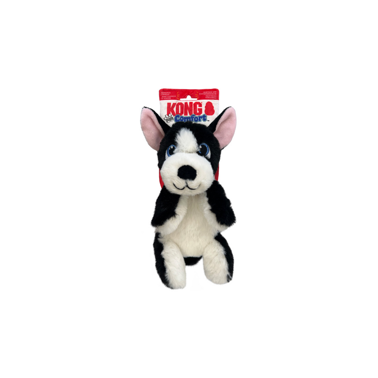 KONG Comfort Pups Boss – Blød krammeven til små hunde 21,5x13x9,5 cm