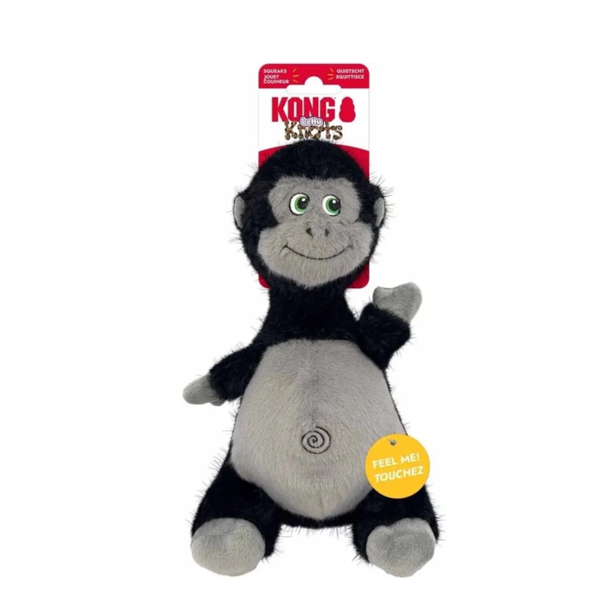 KONG Knots Belly – vælg mellem den søde Flodhest eller den charmerende Gorilla (M/L)
