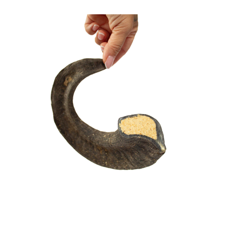 Snack’it fyldt lammehorn – naturligt lammehorn med fyld af oksepandebrask