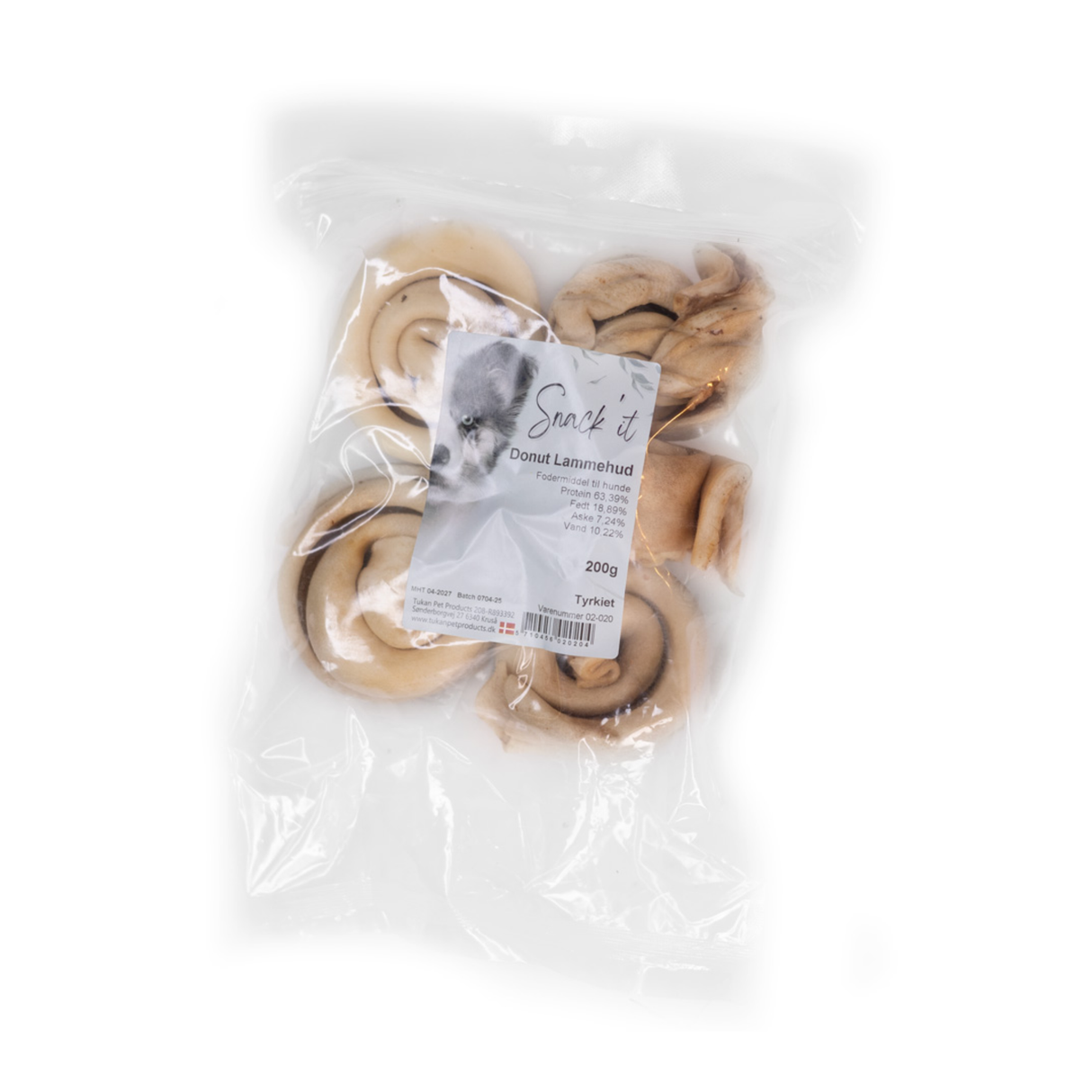 Snack’it Donut Lammehud 200 g – lækker donut af 100 % lammehud