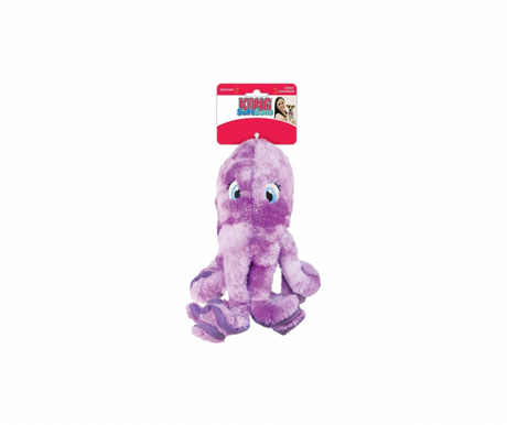 KONG SoftSeas Octopus L – Blød og sjov aktivitetsbamse til hunde