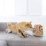 Outward Hound Hide A Squirrel – interaktivt hundelegetøj med egern (størrelse S)