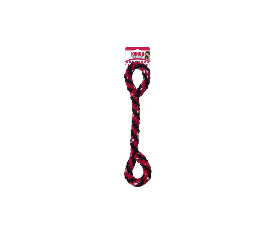 KONG Signature Rope Double Tug – Holdbart Trækkelegetøj til Hunde