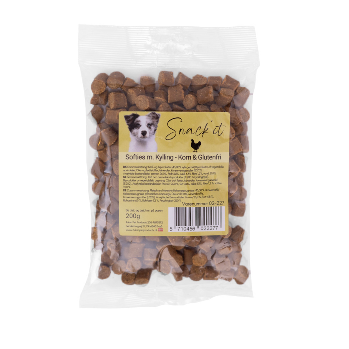 Snack’it Softies – kornfri & glutenfri bløde godbidder til hunde (12 lækre smagsvarianter)