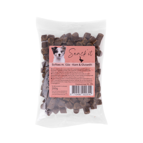 Snack’it Softies – kornfri & glutenfri bløde godbidder til hunde (12 lækre smagsvarianter)