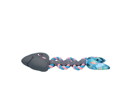 CoolPets Pull Me! Fishy Rope – Sjov og kølende leg til vandhunde (mix design)