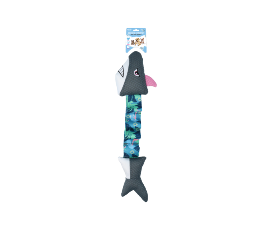 CoolPets Pull Me! Sharky – Sjovt vand- og trækkelegetøj til hunde (mix design)