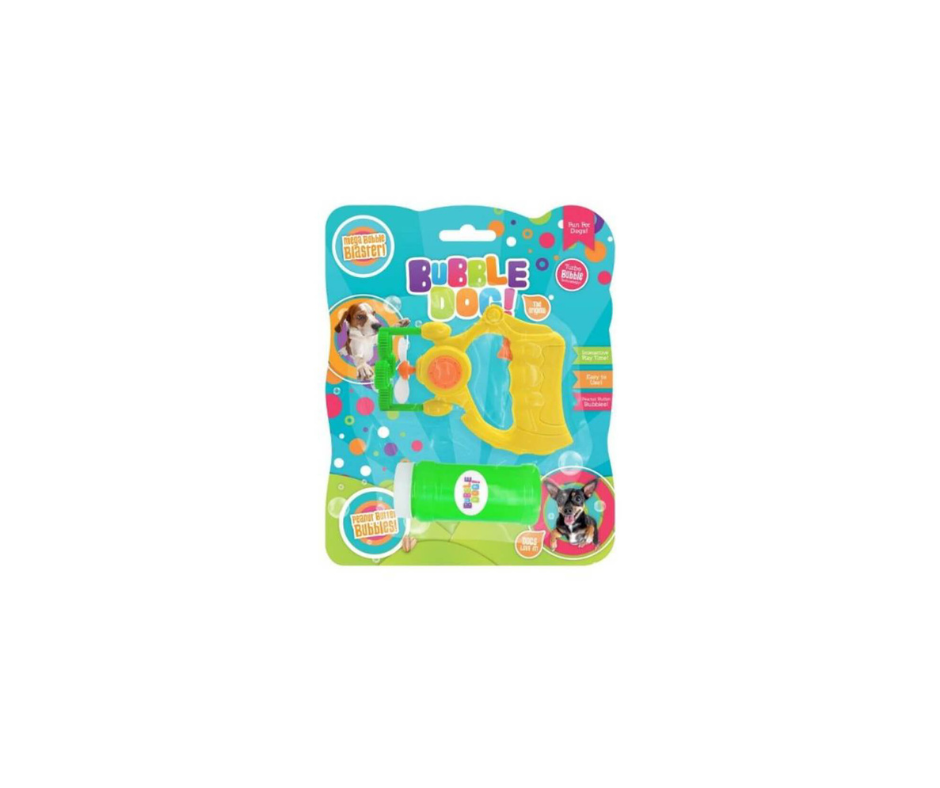 Bubble Dog Bubble Gun og Refill – Sjov Leg med Jordnøddesmør Bobler
