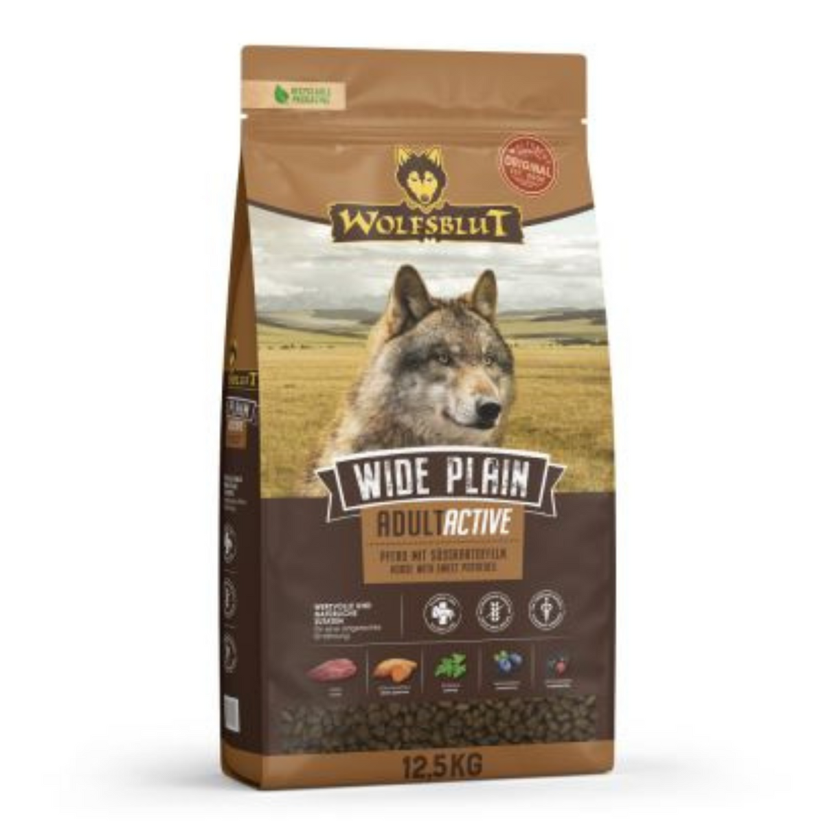 Wolfsblut Wide Plain Horse Adult Active – 12,5 kg