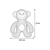 DT STRONG STUFF abe – Slidstærkt pivedyr i plys til hunde (30 cm)