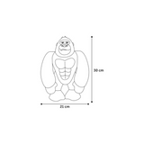 DT Kiga Gorilla – Blød plysbamse med squeaker og ekstra slidstyrke (30 cm)