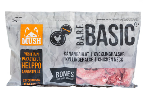 MUSH Basic Kylling – vælg Kyllingehjerter eller Kyllingehalse 800 g
