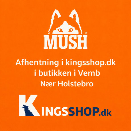 MUSH Vaisto® Rød – BARF råfoder med gris, okse og laks til hund