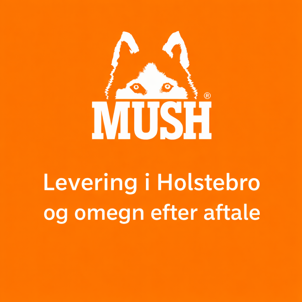 MUSH Vaisto® Rød – BARF råfoder med gris, okse og laks til hund