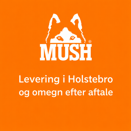 MUSH Vaisto® Rød – BARF råfoder med gris, okse og laks til hund