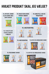 MUSH Vaisto® Rød – BARF råfoder med gris, okse og laks til hund