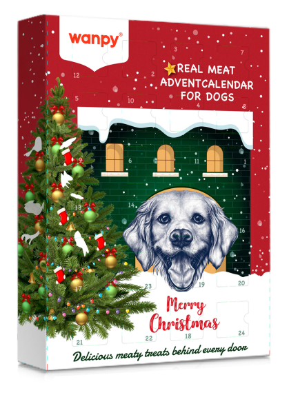 Wanpy Christmas Julekalender til hund – 24 dage med lækre godbidder