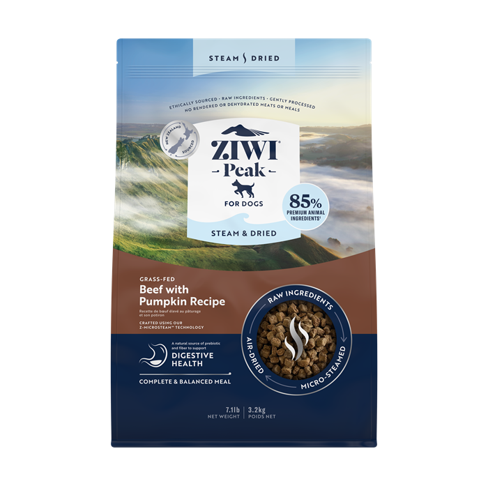 ZIWI Peak Steam & Dried – rå ernæring gjort nemt | Lam, Kylling & Okse