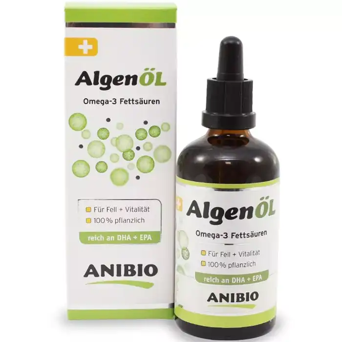 ANIBIO Algeolie 100 ml – vegansk omega-3 med DHA & EPA