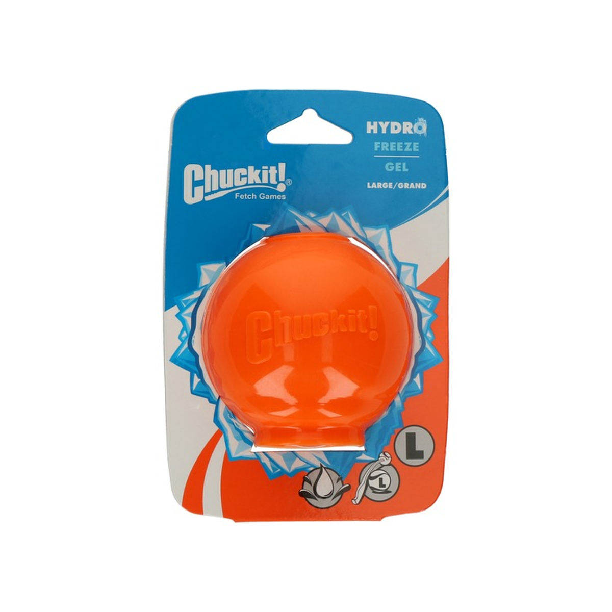 Chuckit HydroFreeze Ball Large – kølende bold til leg på varme dage