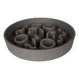 District 70 BAMBOO Slow Feeder Ø28 cm + SERVE Silikonemåtte – Grey