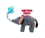 KONG Bendeez Elephant L – bøjelig elefant med rebkerne og piv