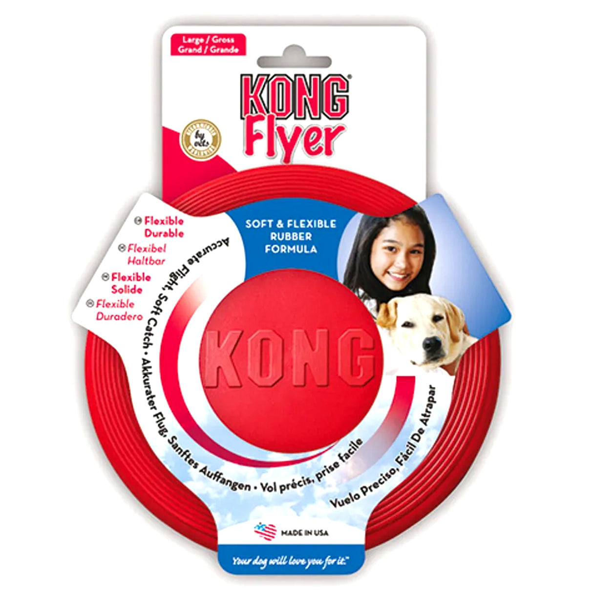 KONG Flyer – Classic eller Extreme | Frisbee til aktiv apport