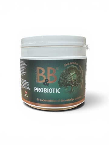 B&B Probiotic 100/200 g – probiotika til hundens mave og tarm