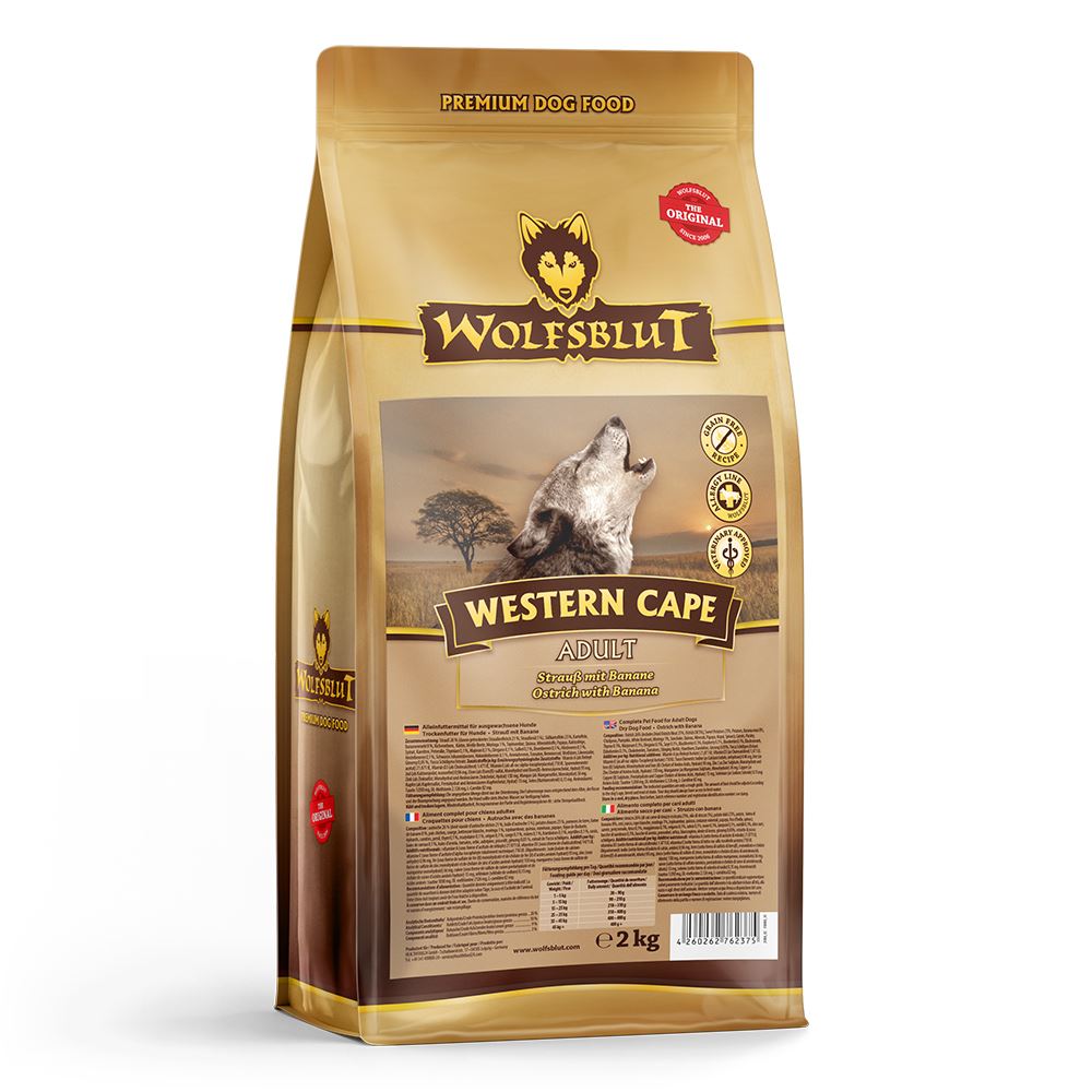 Wolfsblut Western Cape Adult – Struds & banan, inspireret af Sydafrikas vilde natur